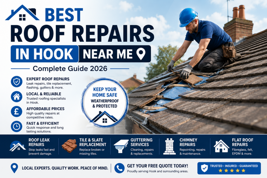 Best Roof Repairs in Hook Near Me